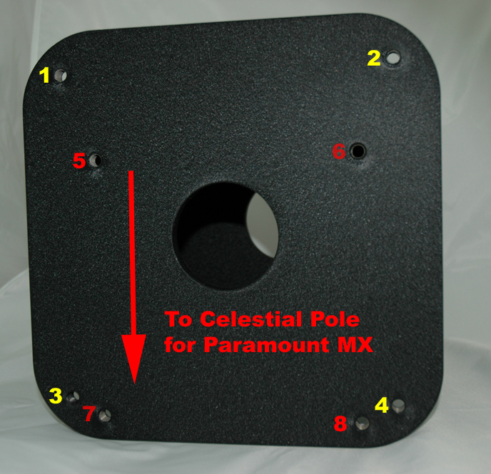 Labeled Pier Holes